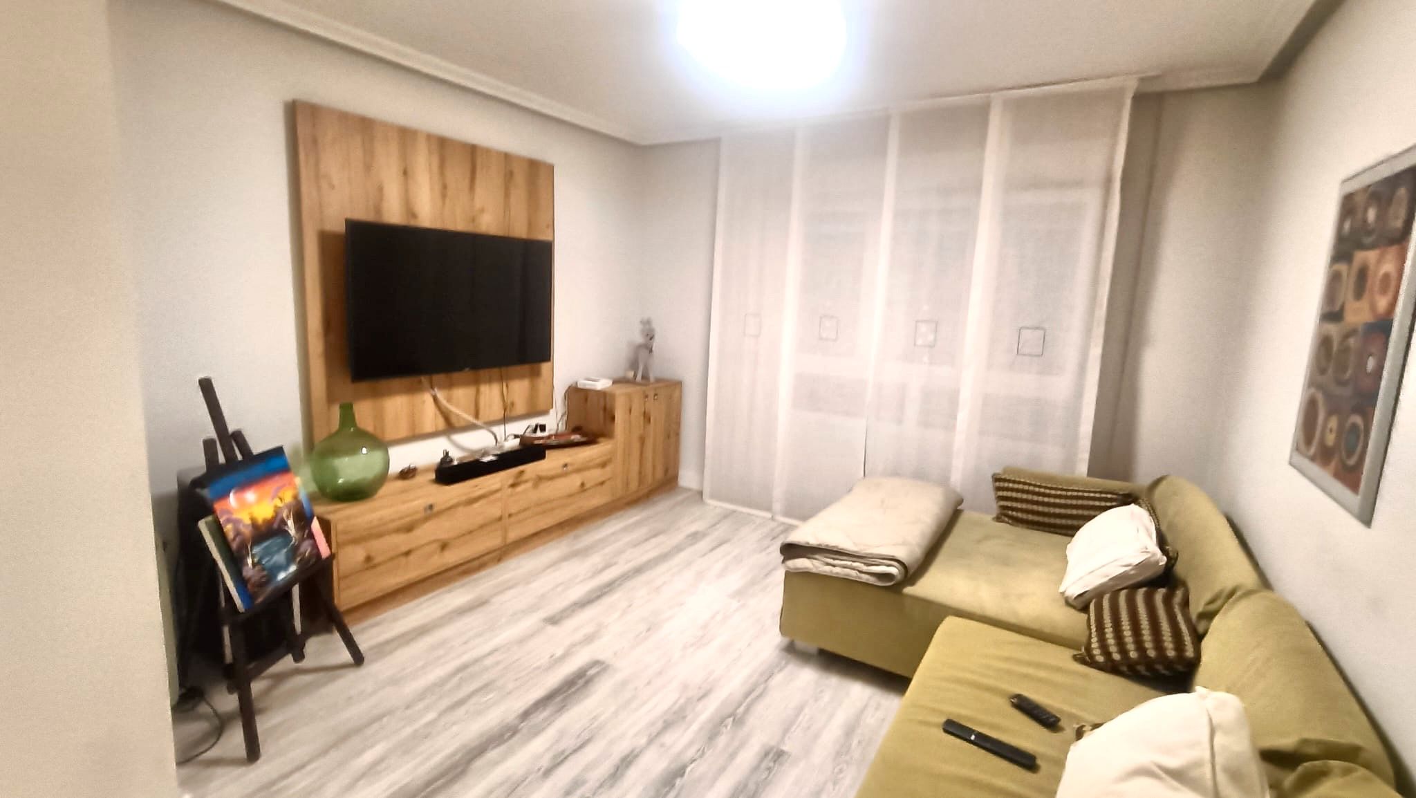 Living room of Flat for sale in Gijón   with Heating and Parquet flooring