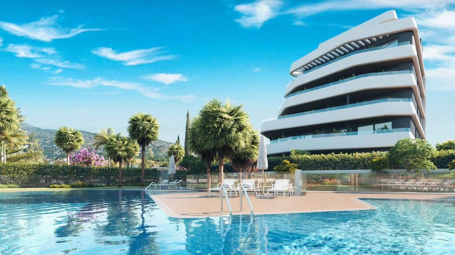 Piscina de Apartament en venda en Torremolinos amb Calefacció, Terrassa i Piscina