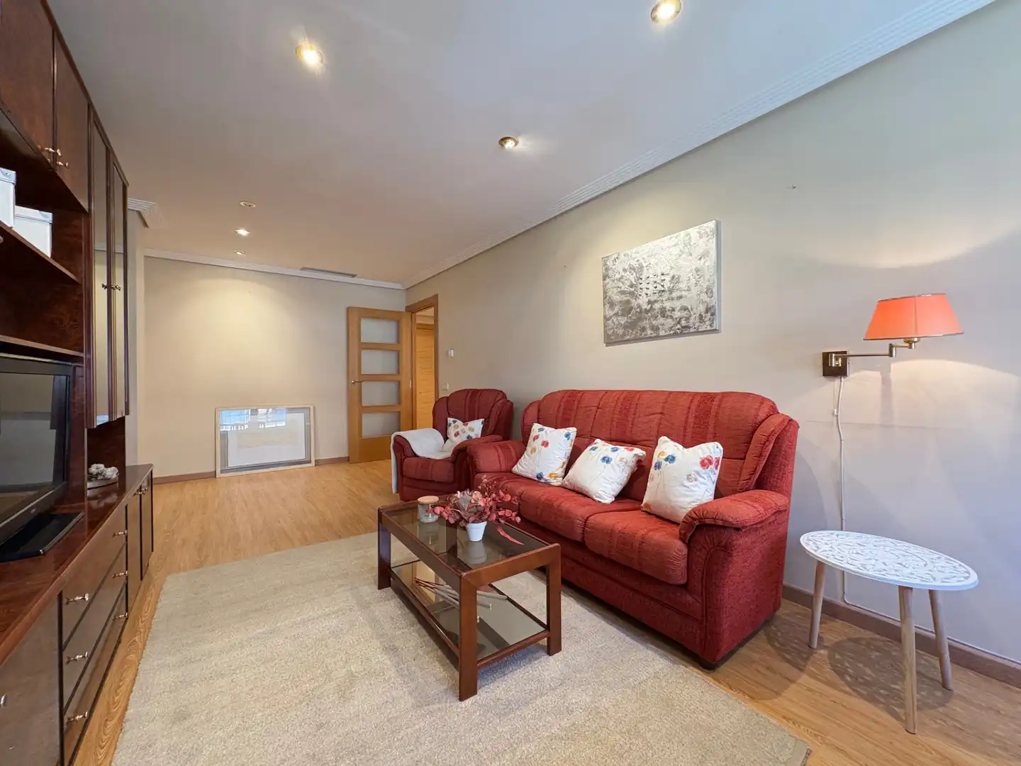 Sala de estar de Apartamento en venta en Arnedo con Calefacción, Parquet y Trastero