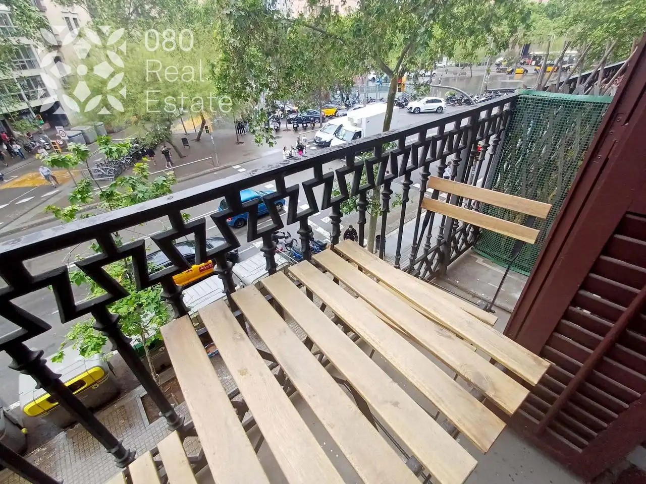 Terraza de Piso de alquiler en Barcelona con Parquet, Amueblado y Balcón