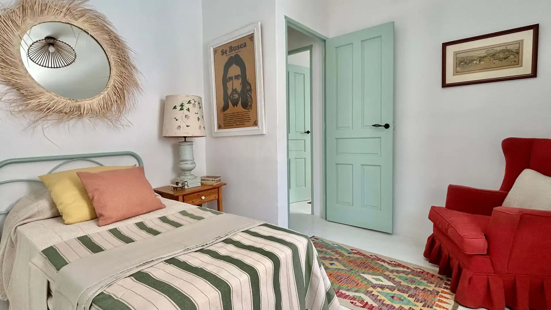 Bedroom of Houses for sale in Riogordo  with Terrace and Swimming Pool