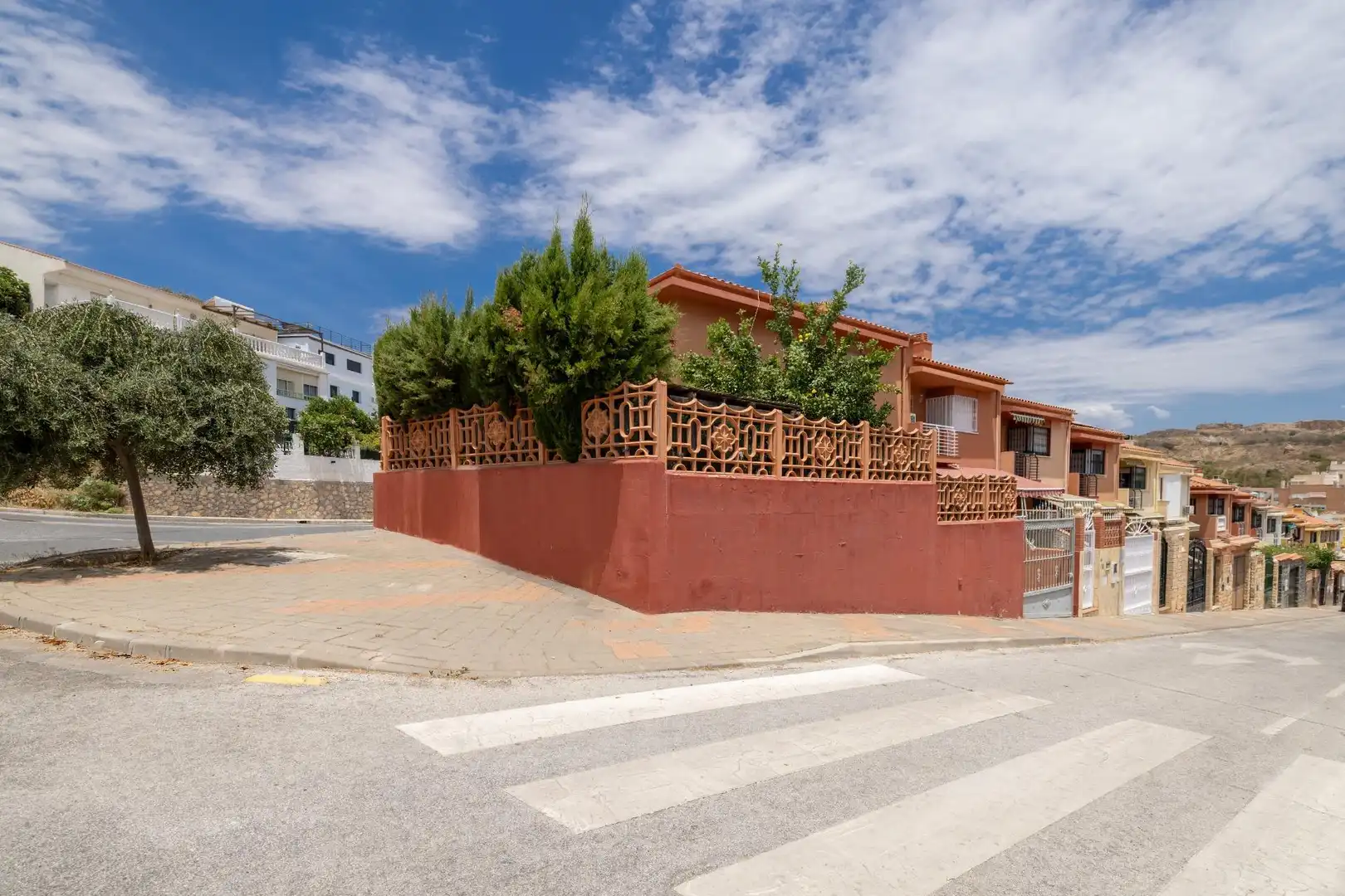 Vista exterior de Casa adosada en venta en Málaga con Terraza