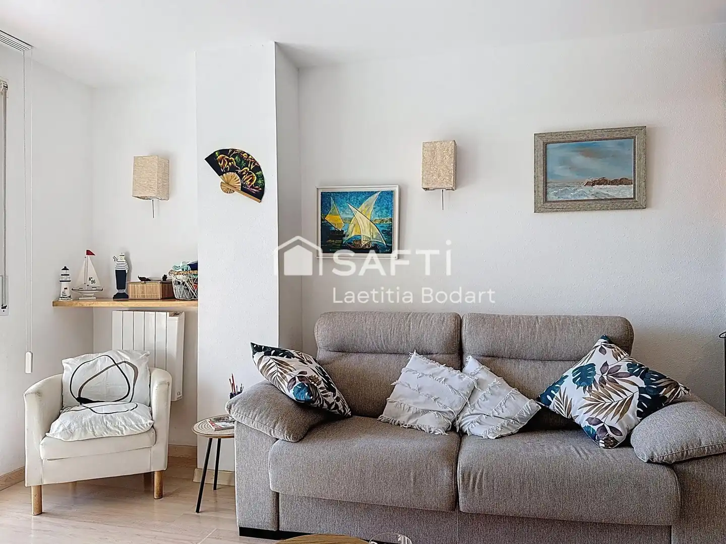 Sala d'estar de Apartament en venda en Roses amb Aire condicionat, Calefacció i Terrassa