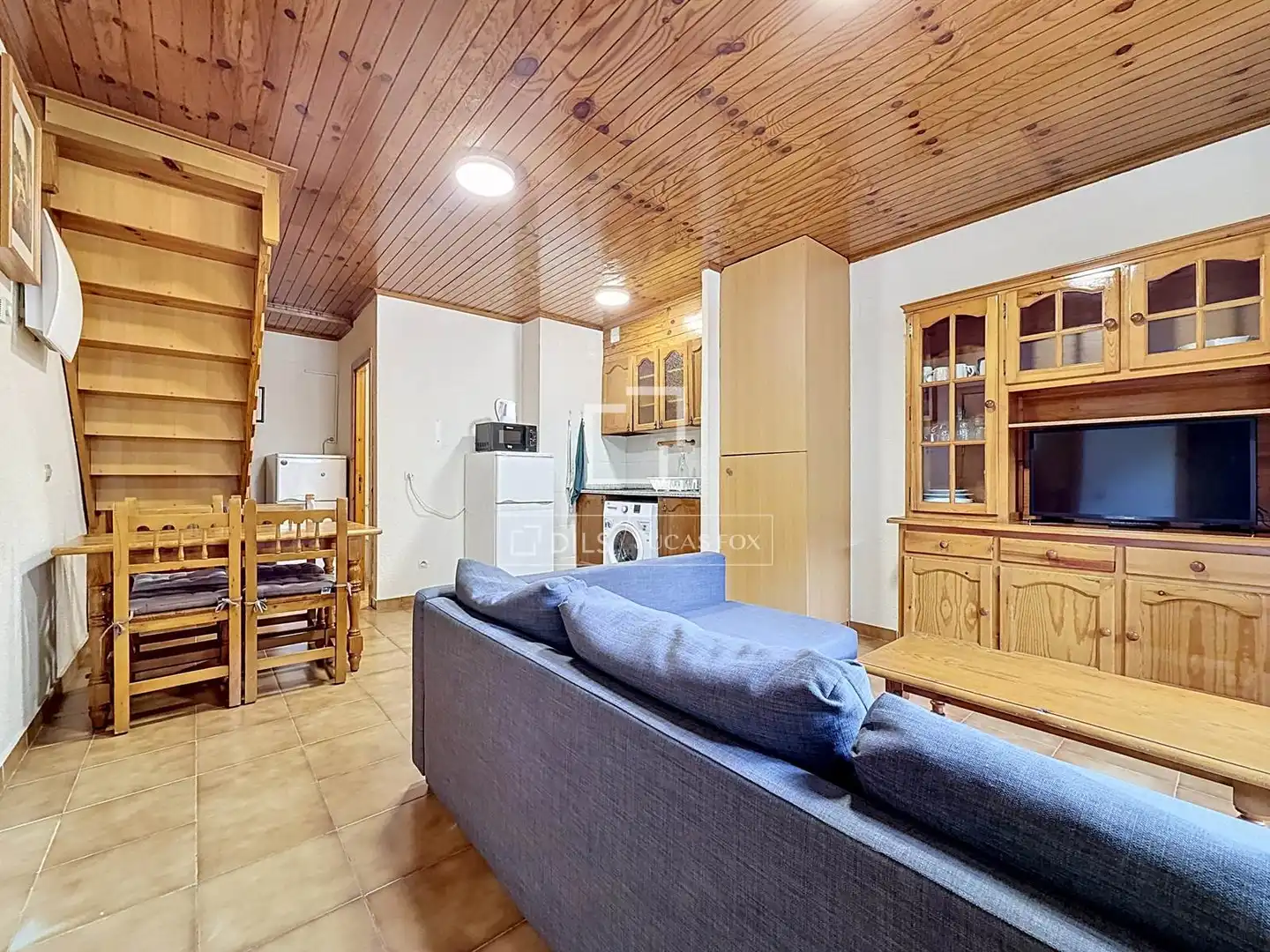 Sala de estar de Piso de alquiler en Canillo con Calefacción, Parquet y Terraza