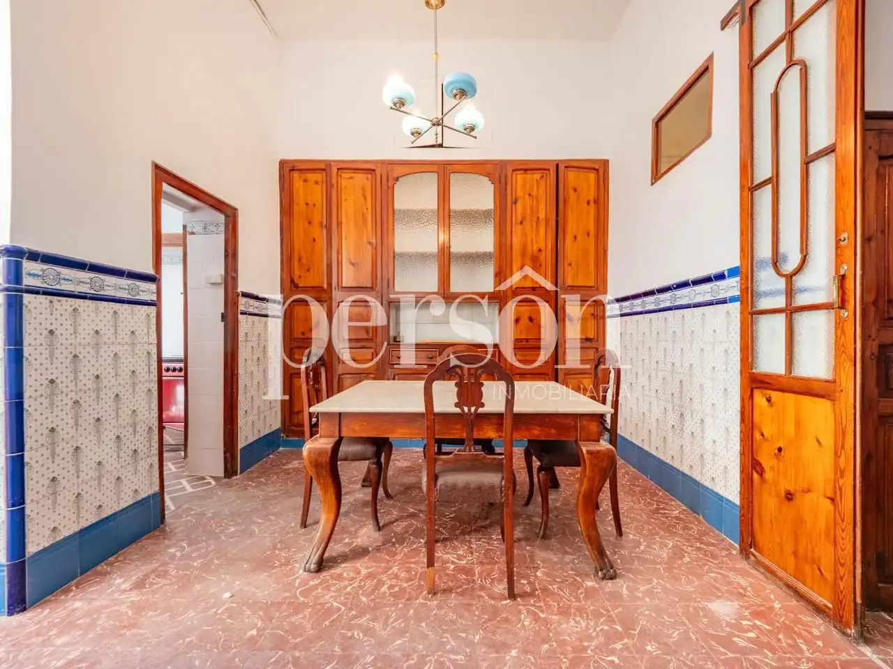 Esszimmer von Erdgeschoss zum Verkauf in Valencia mit Terrasse