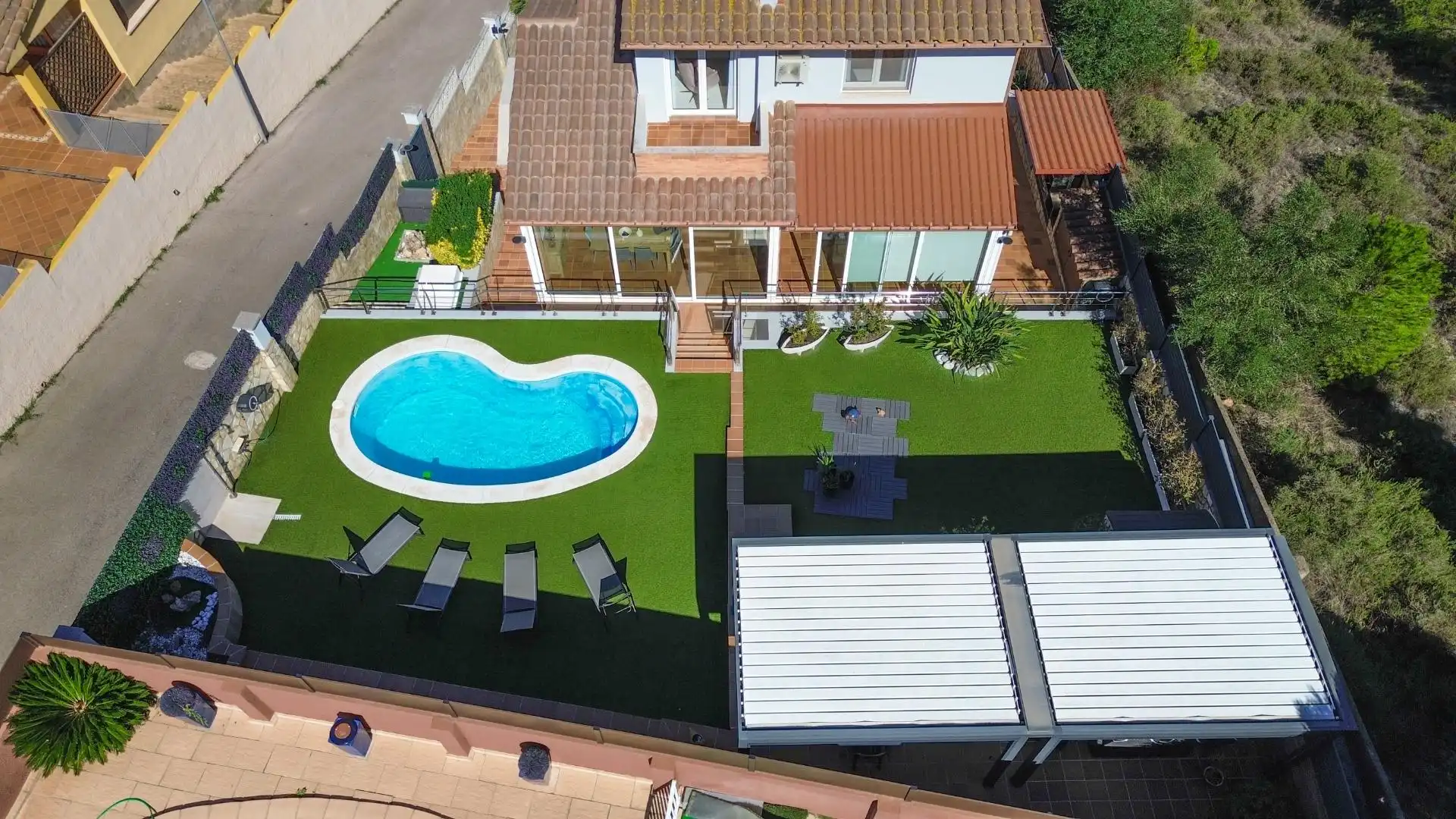 Piscina de Casa o xalet en venda en Eixample Residencial