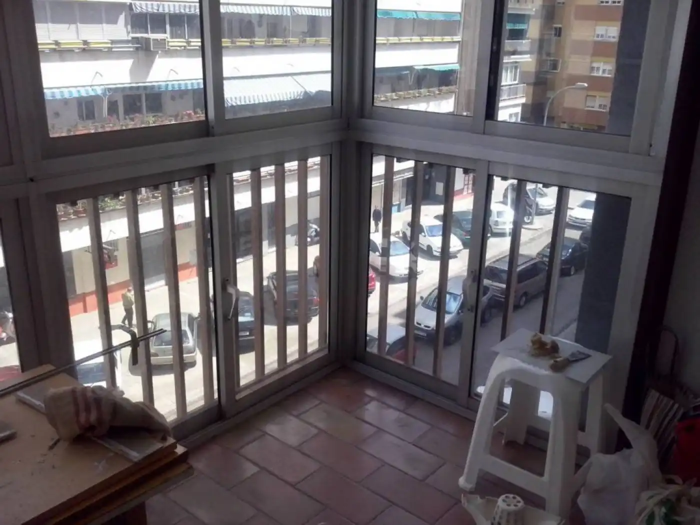 Terraza de Piso de alquiler en Sevilla con Terraza y Amueblado