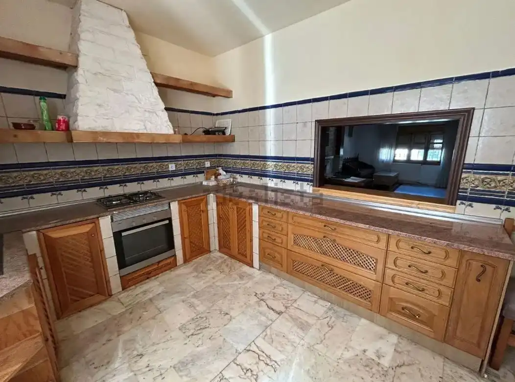 Cuina de Casa o xalet en venda en Torralba de Calatrava amb Calefacció, Terrassa i Moblat