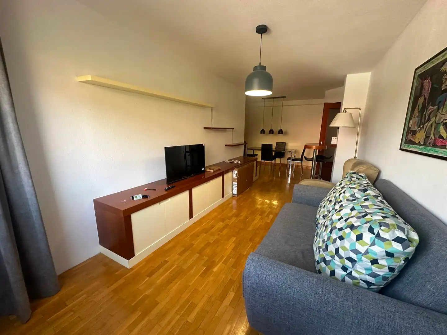 Living room of Flat for rent in Aranguren  with Heating, Furnished and Oven