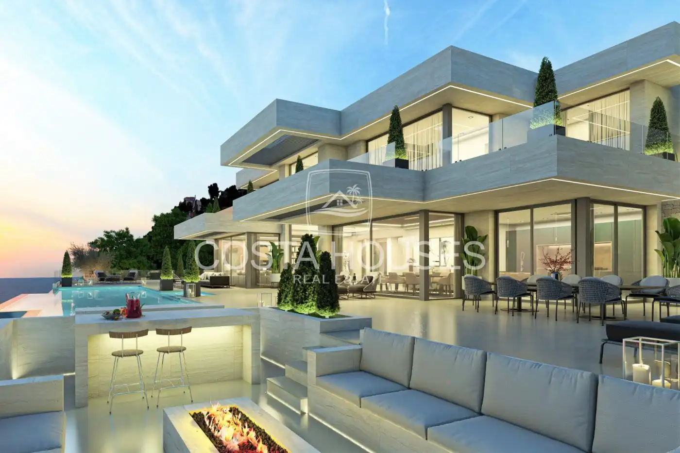 Terrace of Houses for sale in Jávea / Xàbia  with Air Conditioner, Private garden and Terrace