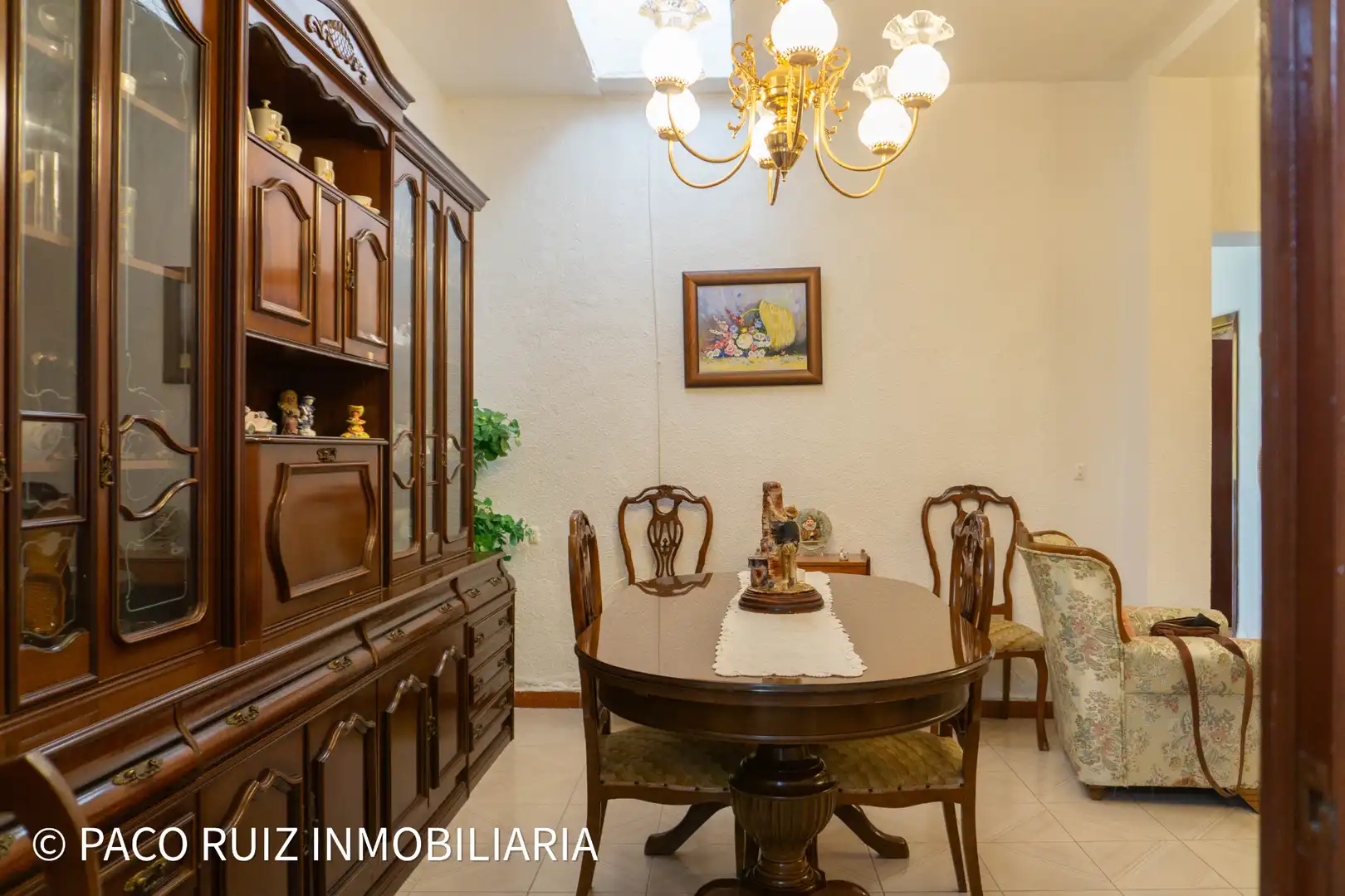 Esszimmer von Einfamilien-Reihenhaus zum Verkauf in Tabernas mit Abstellraum, Möbliert und Balkon