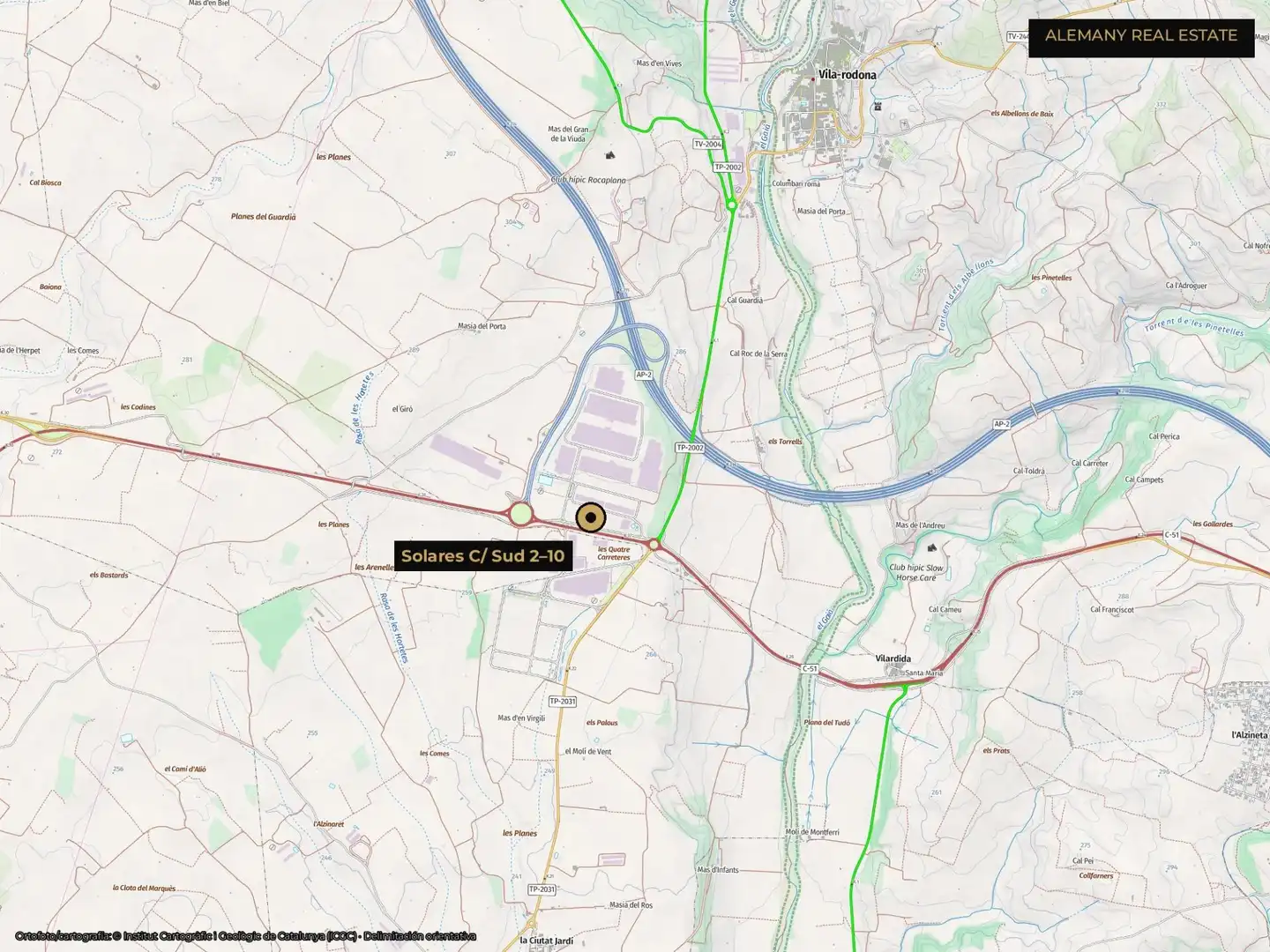 Terreno industrial en venta en Vila-rodona, imagen 3