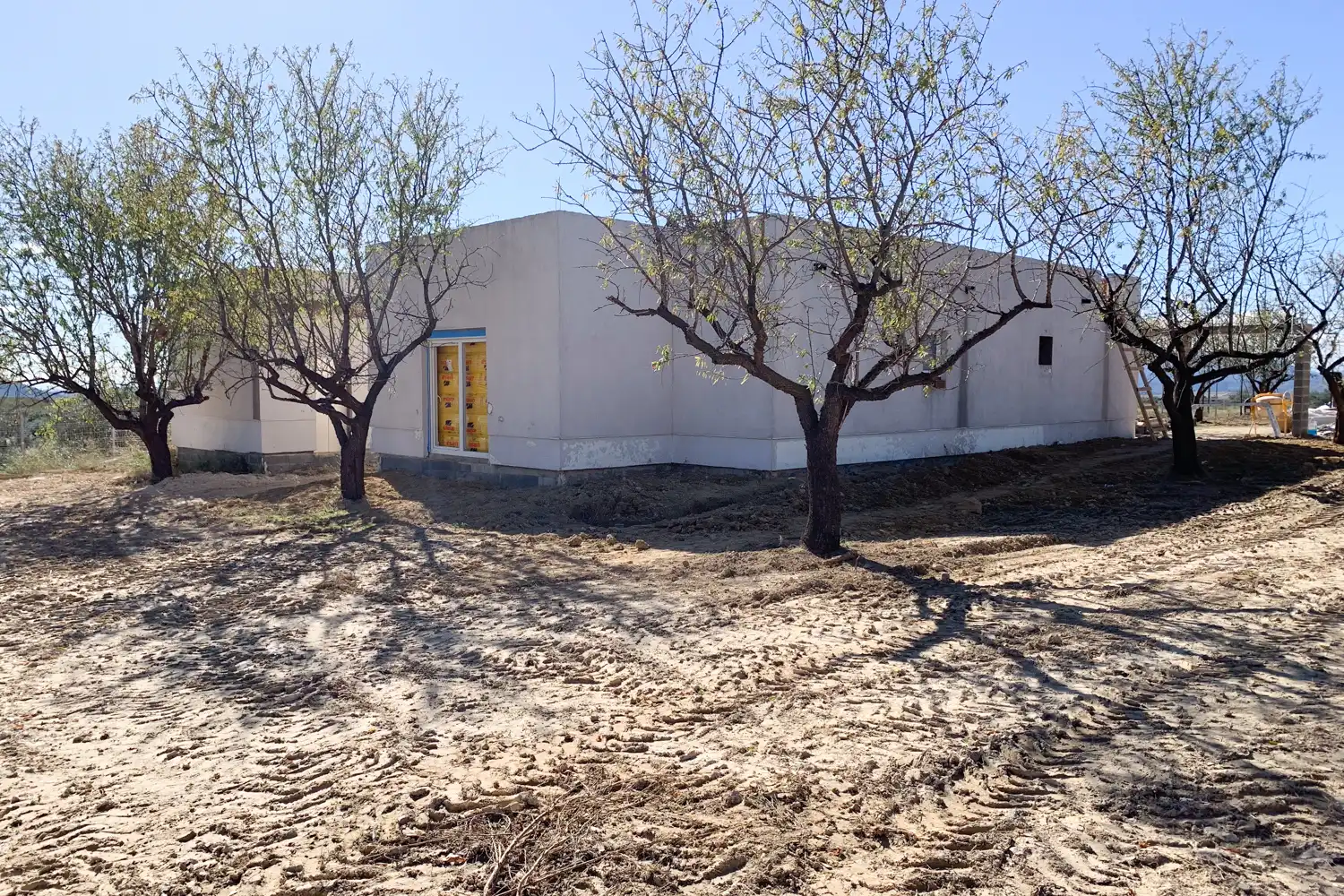 Vista exterior de Casa o chalet en venta en Villar del Arzobispo con Aire acondicionado, Calefacción y Jardín privado