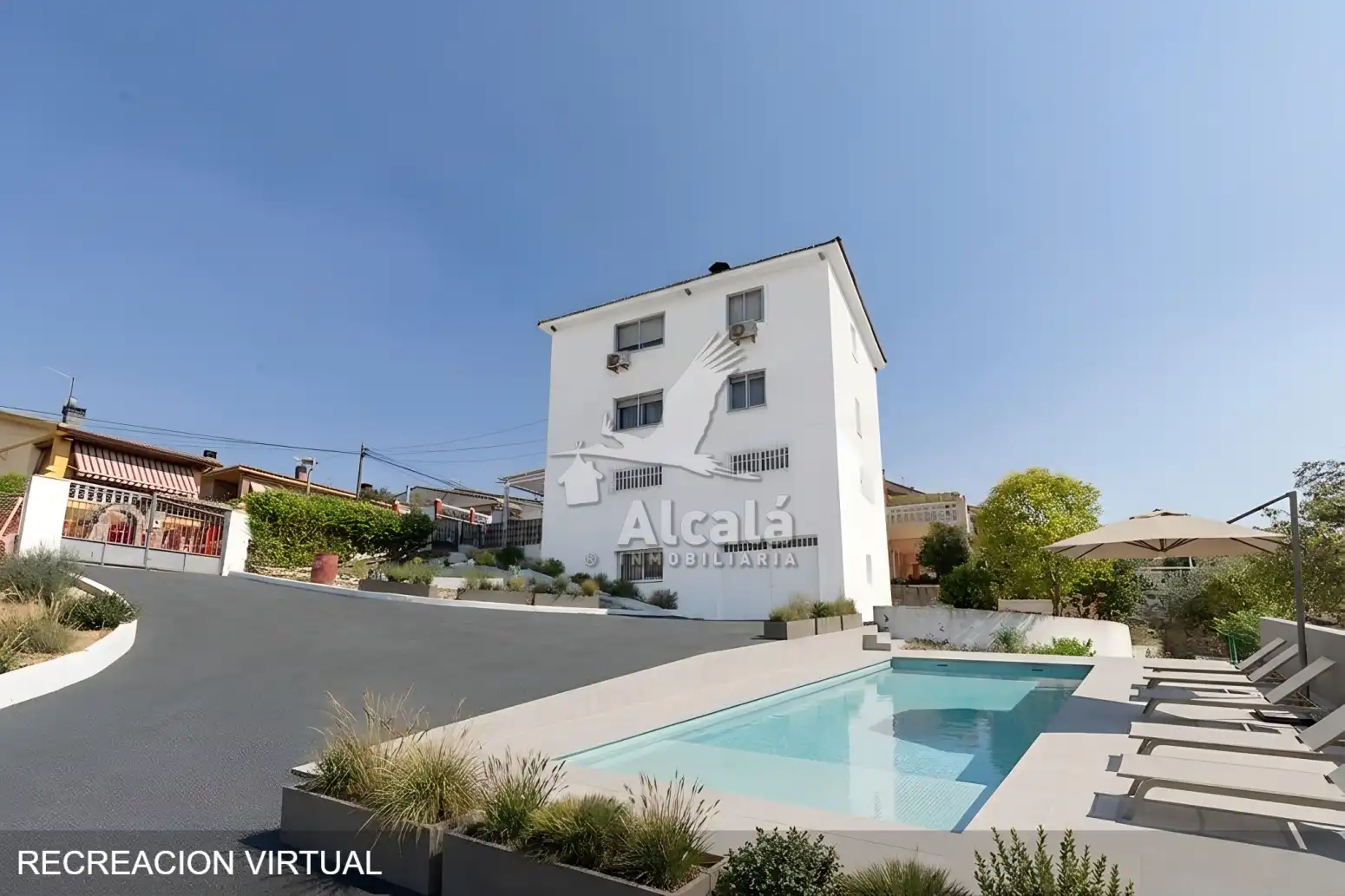 Vista exterior de Casa o xalet en venda en Villalbilla amb Aire condicionat, Calefacció i Jardí privat