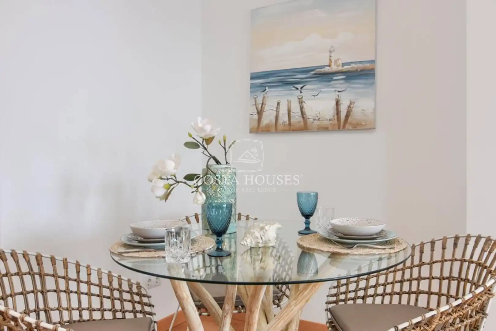 Comedor de Ático en venta en Moraira con Aire acondicionado, Jardín privado y Terraza