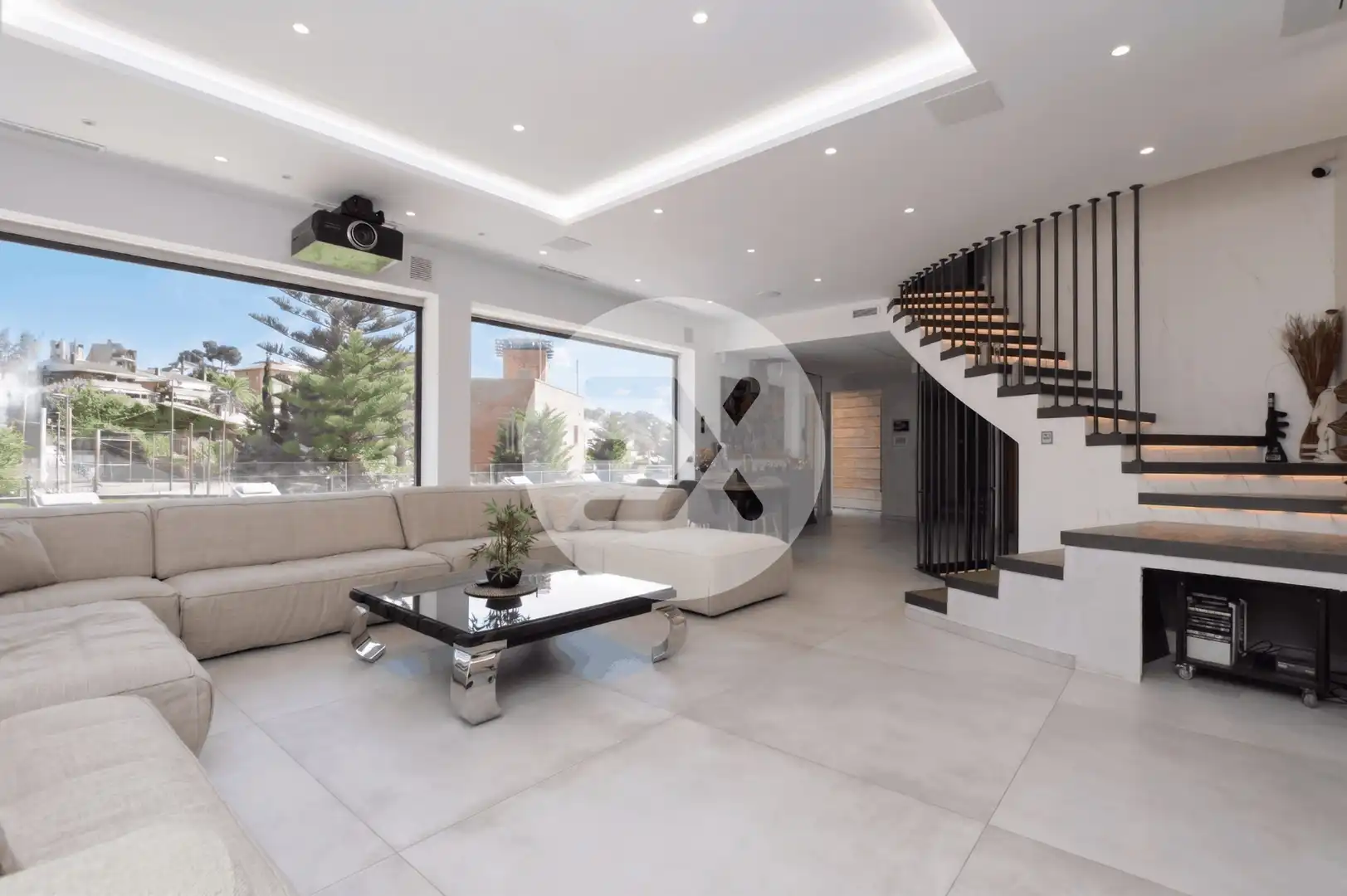 Living room of Houses for sale in Castelldefels  with Air Conditioner, Heating and Private garden