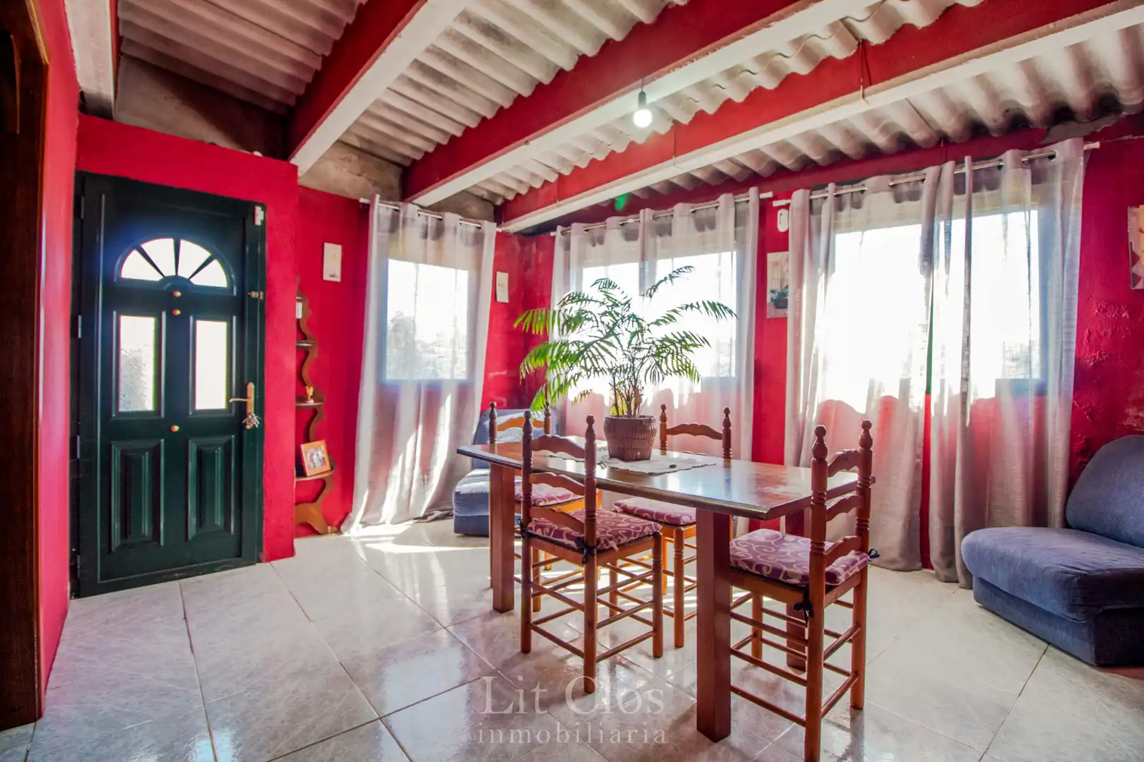 Comedor de Casa o chalet en venta en Ponte Caldelas con Jardín privado, Terraza y Amueblado