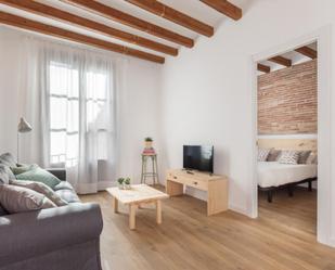 Sala d'estar de Apartament de lloguer en  Barcelona Capital amb Aire condicionat