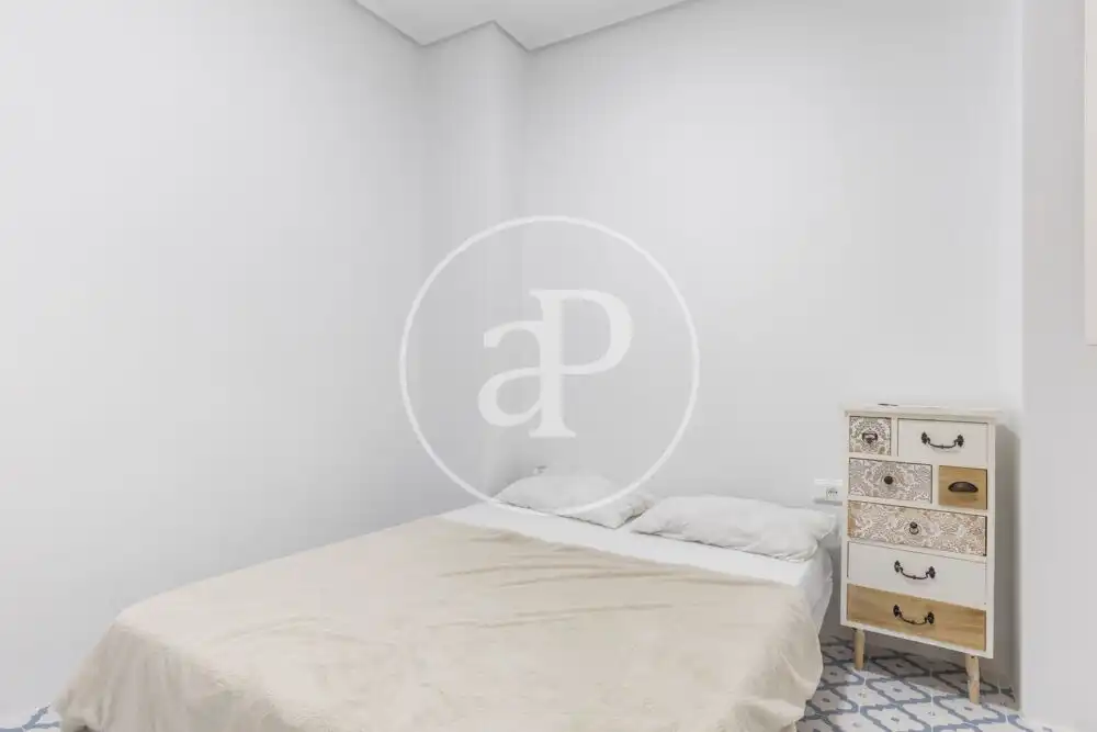 Bedroom of Flat for rent in Valencia  with Air Conditioner, Heating and Furnished