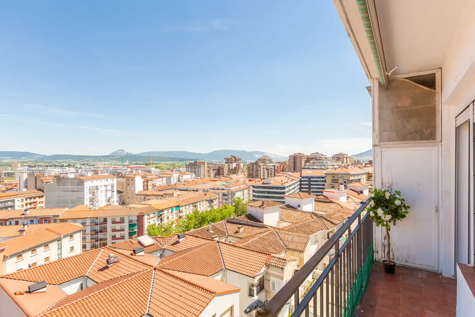 Balcony of Attic for sale in  Pamplona / Iruña  with Parquet flooring, Terrace and Balcony