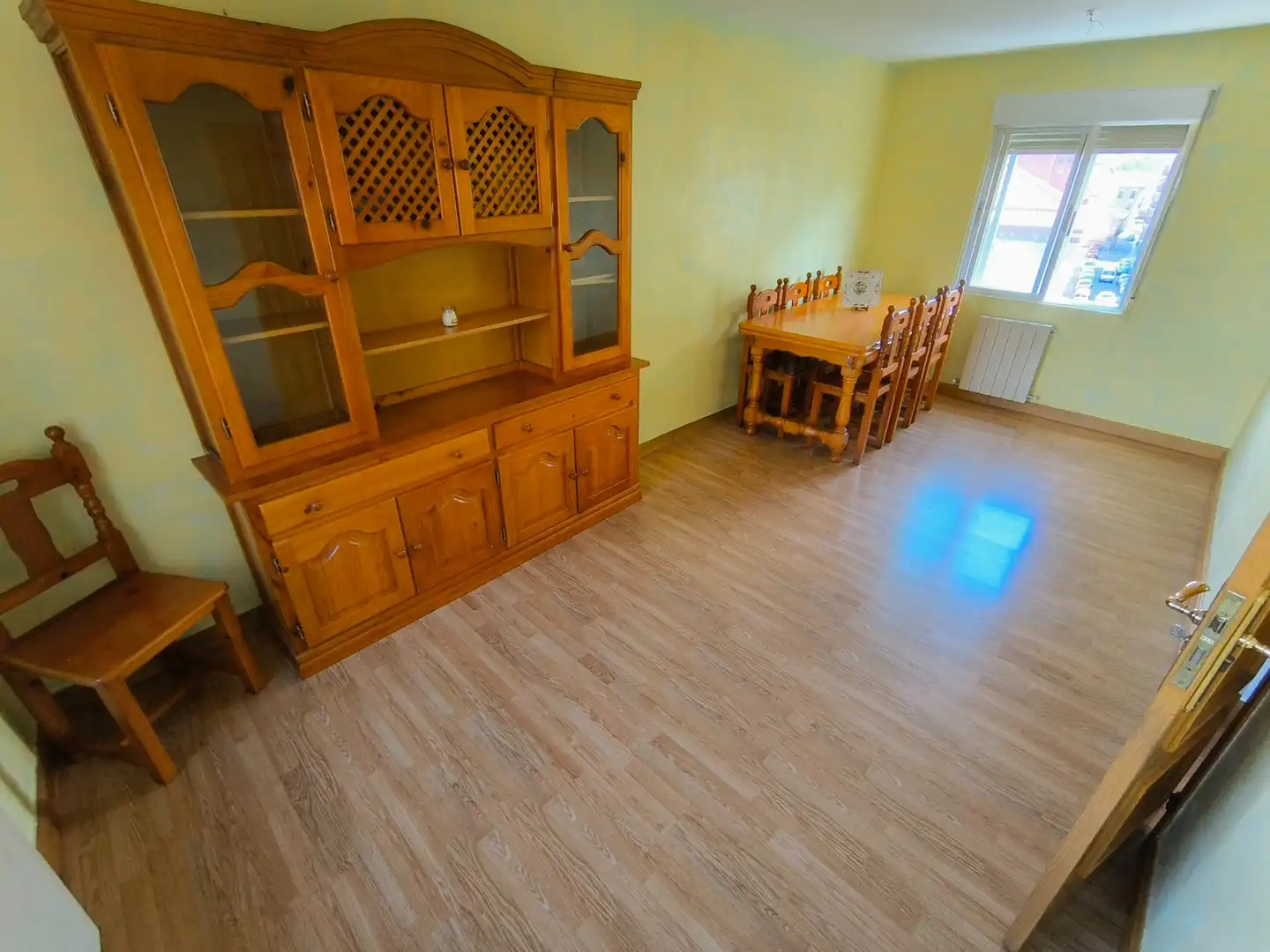 Dining room of Flat for sale in Palencia  with Heating, Parquet flooring and Terrace