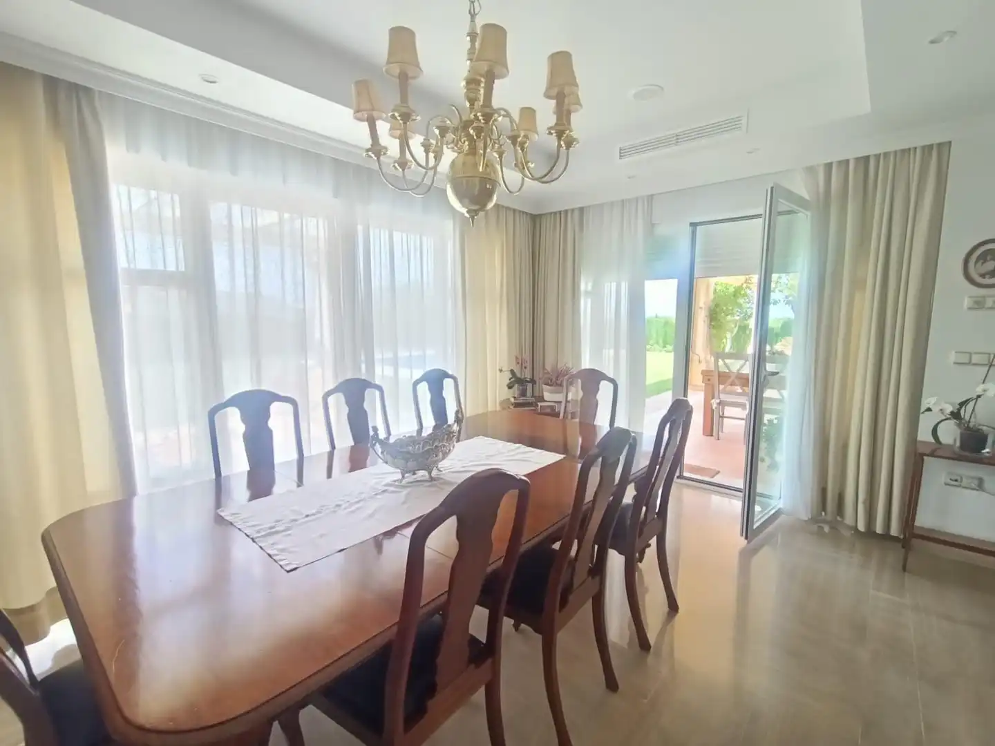 Dining room of Houses for sale in Antequera  with Air Conditioner, Heating and Private garden