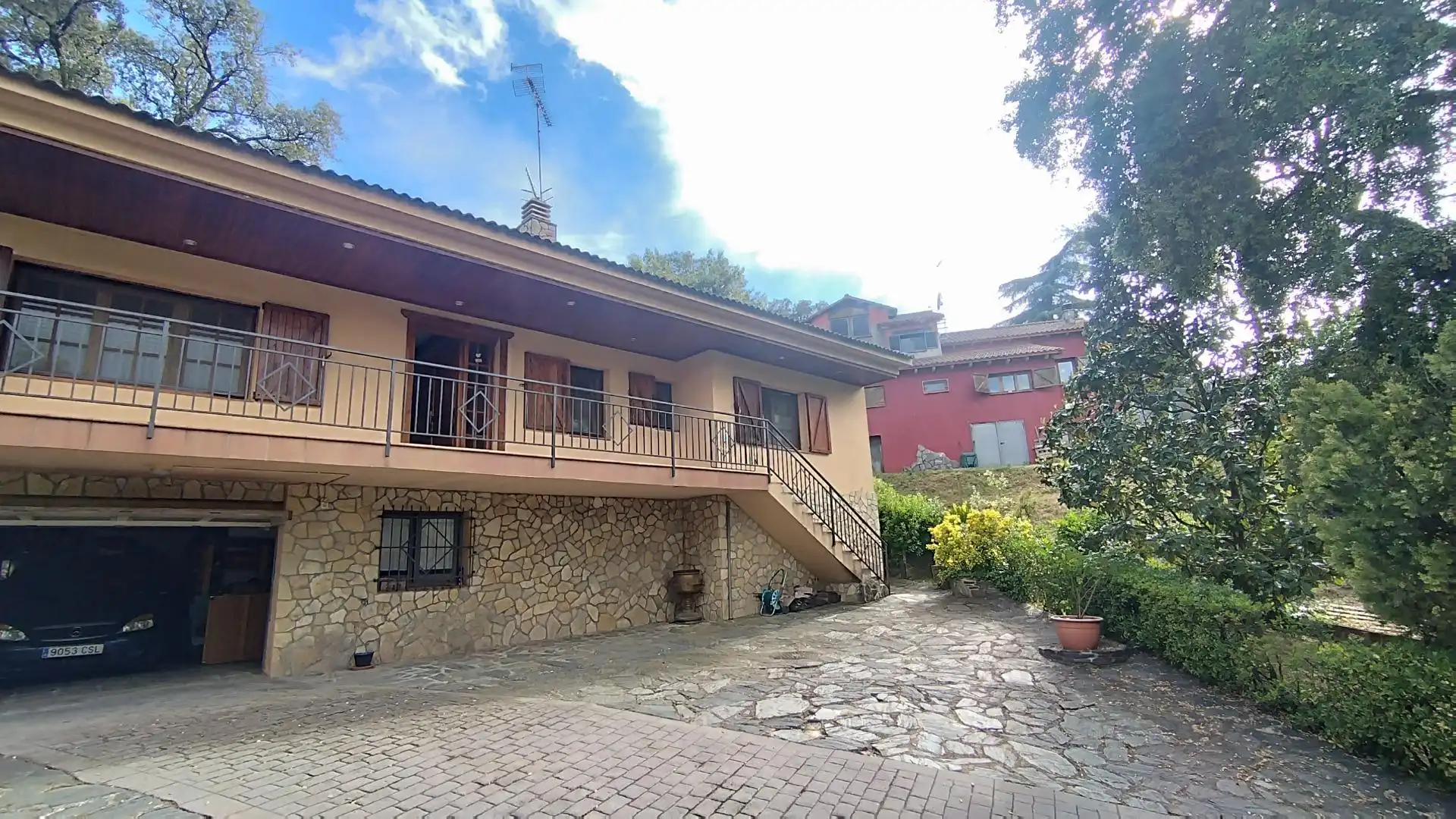 Außenansicht von Haus oder Chalet zum Verkauf in Sant Pere de Vilamajor mit Klimaanlage, Heizung und Privatgarten