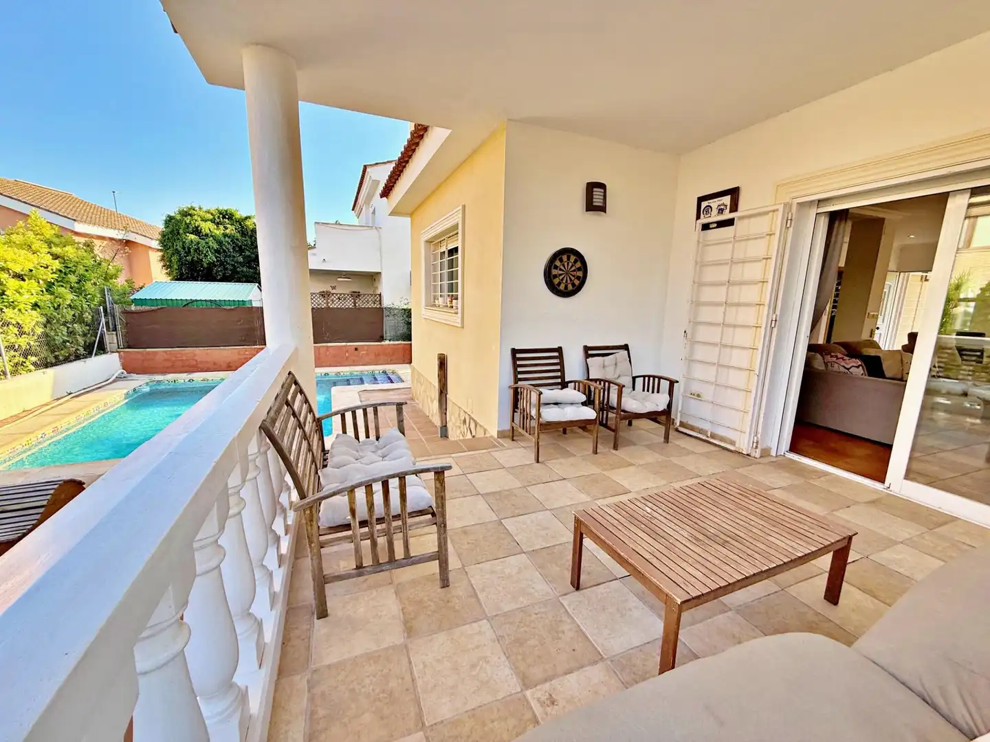 Terrassa de Casa o xalet en venda en Llíria amb Aire condicionat, Jardí privat i Terrassa