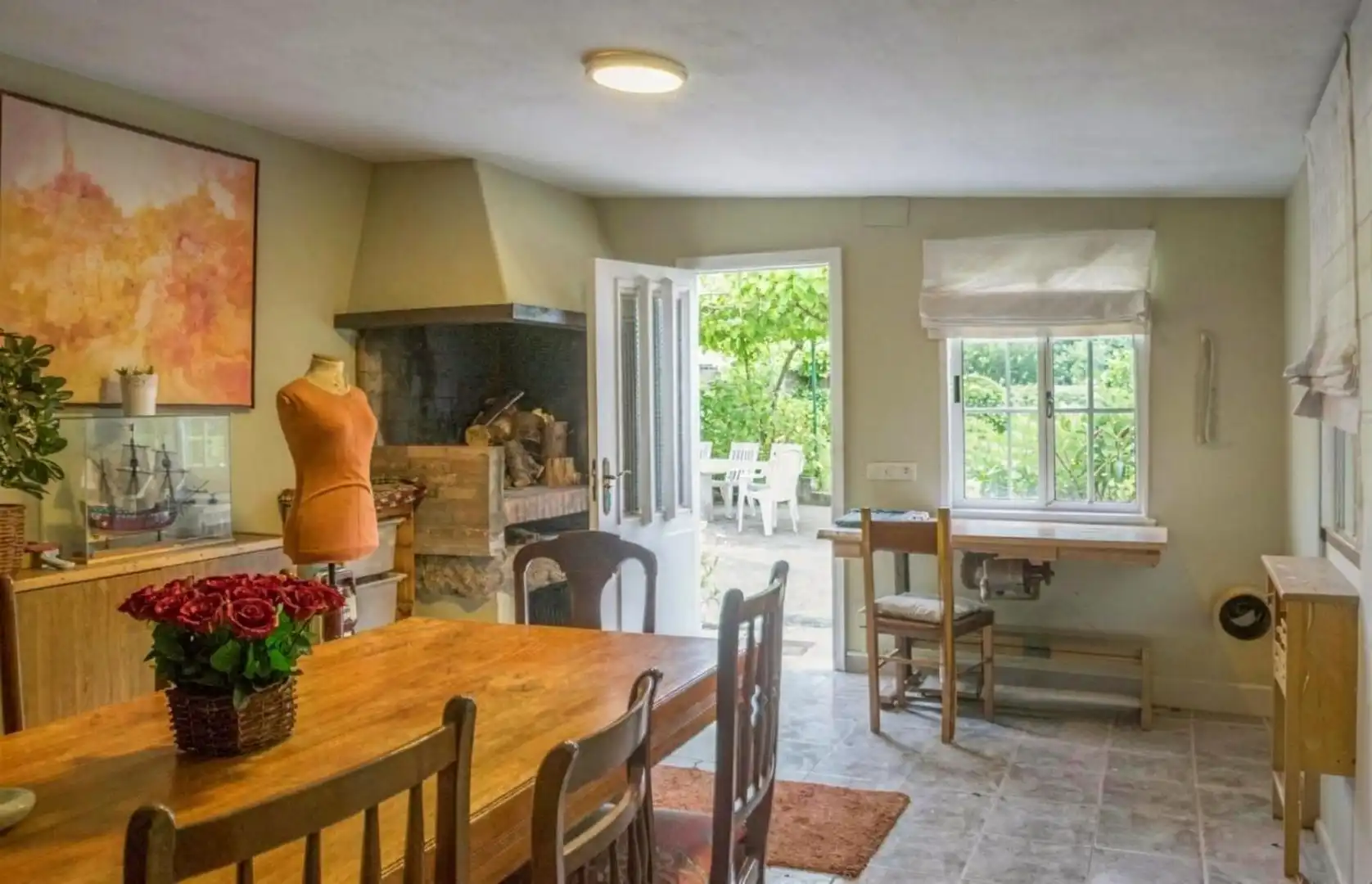 Comedor de Casa o chalet en venta en Culleredo con Calefacción, Jardín privado y Parquet