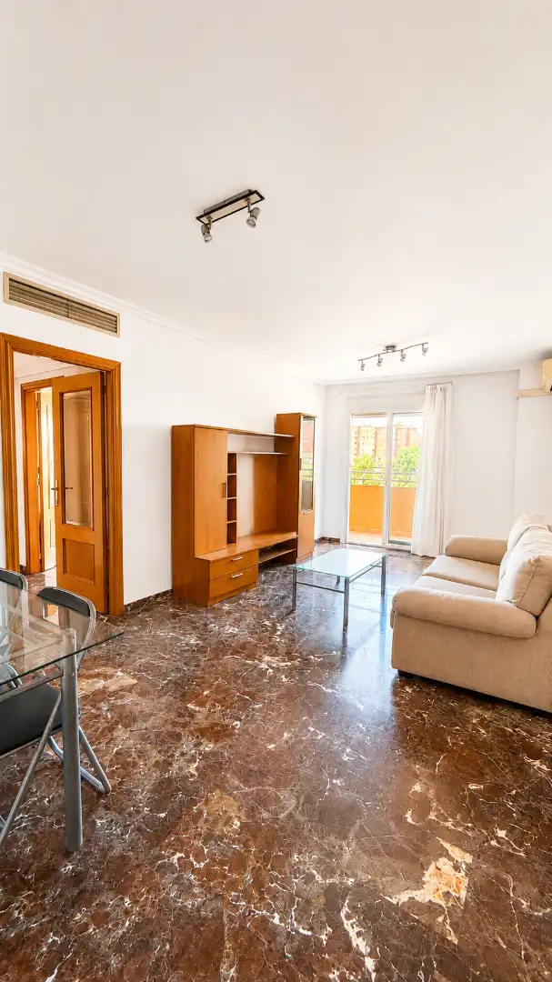 Sala de estar de Piso en venta en Valencia con Aire acondicionado, Amueblado y Horno