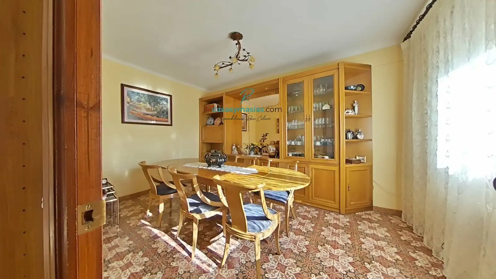 Comedor de Finca rústica en venta en Vilobí del Penedès con Calefacción, Jardín privado y Terraza