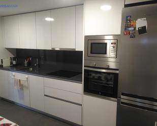 Kitchen of Flat to rent in  Madrid Capital  with Heating, Private garden and Terrace