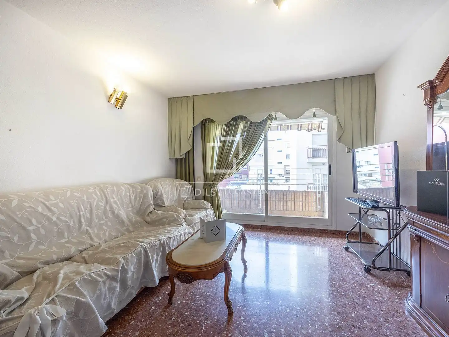 Schlafzimmer von Wohnung zum Verkauf in Valencia mit Klimaanlage, Möbliert und Balkon