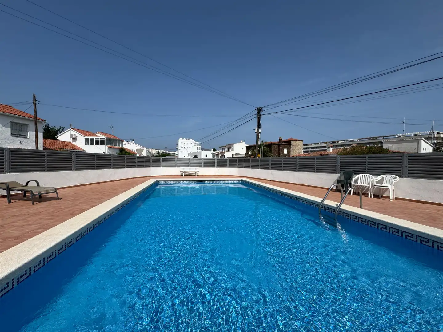 Swimming pool of Detached homes for sale in Roses  with Terrace and Furnished