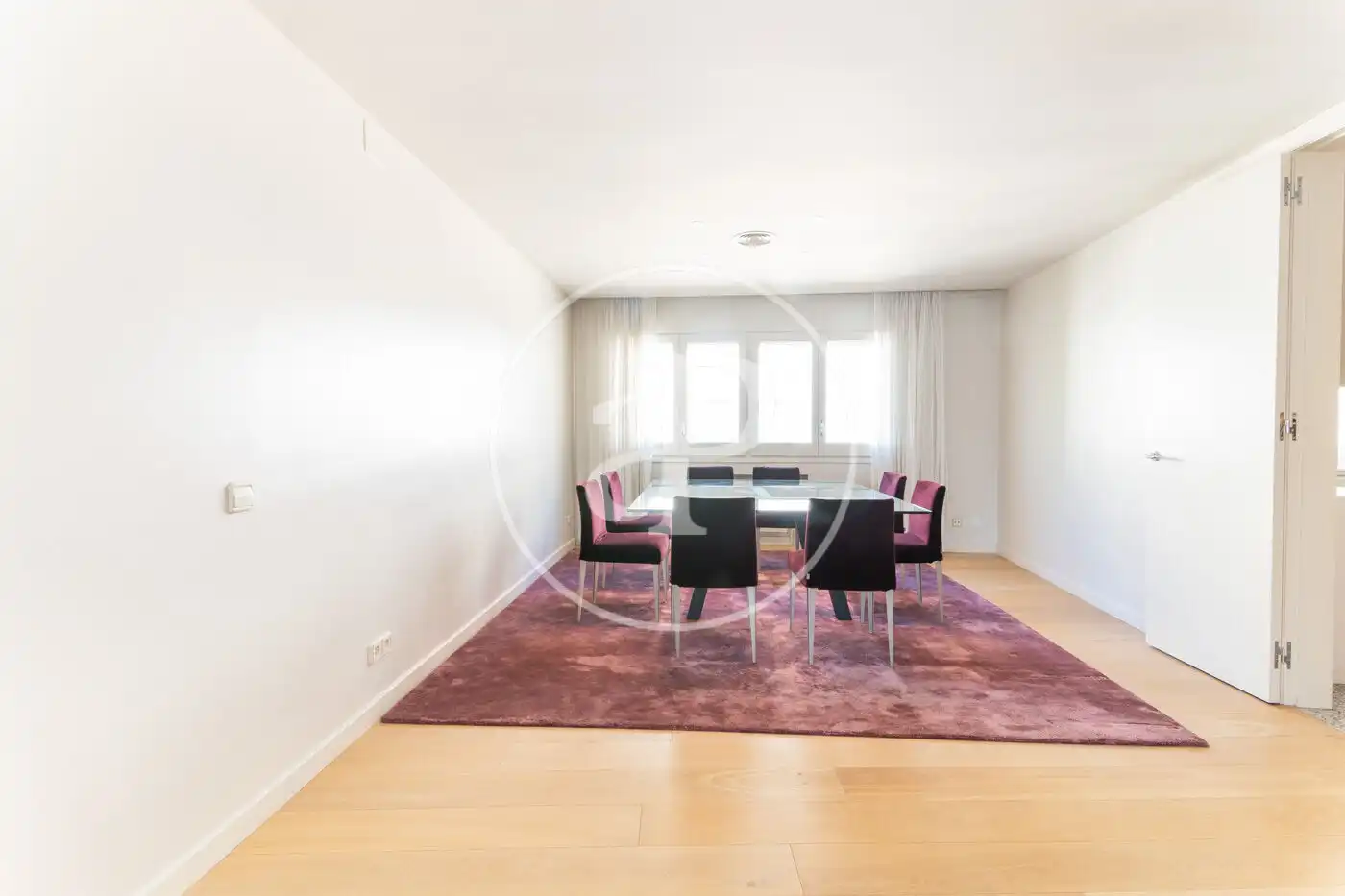 Dining room of Flat for rent in Barcelona  with Air Conditioner, Heating and Terrace