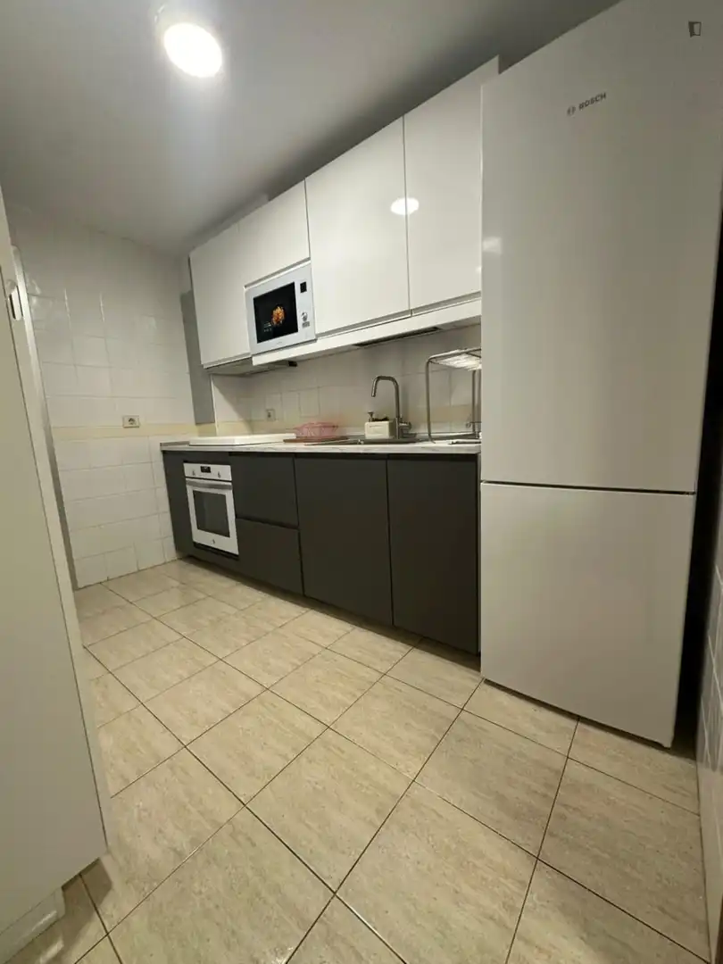 Kitchen of Apartments for share in Las Palmas de Gran Canaria  with Furnished, Oven and Microwave