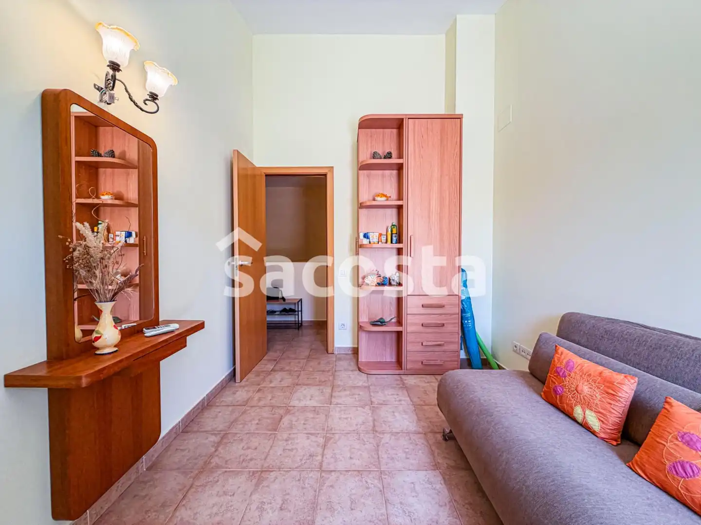 Sala de estar de Casa adosada en venta en Lloret de Mar con Aire acondicionado, Calefacción y Jardín privado
