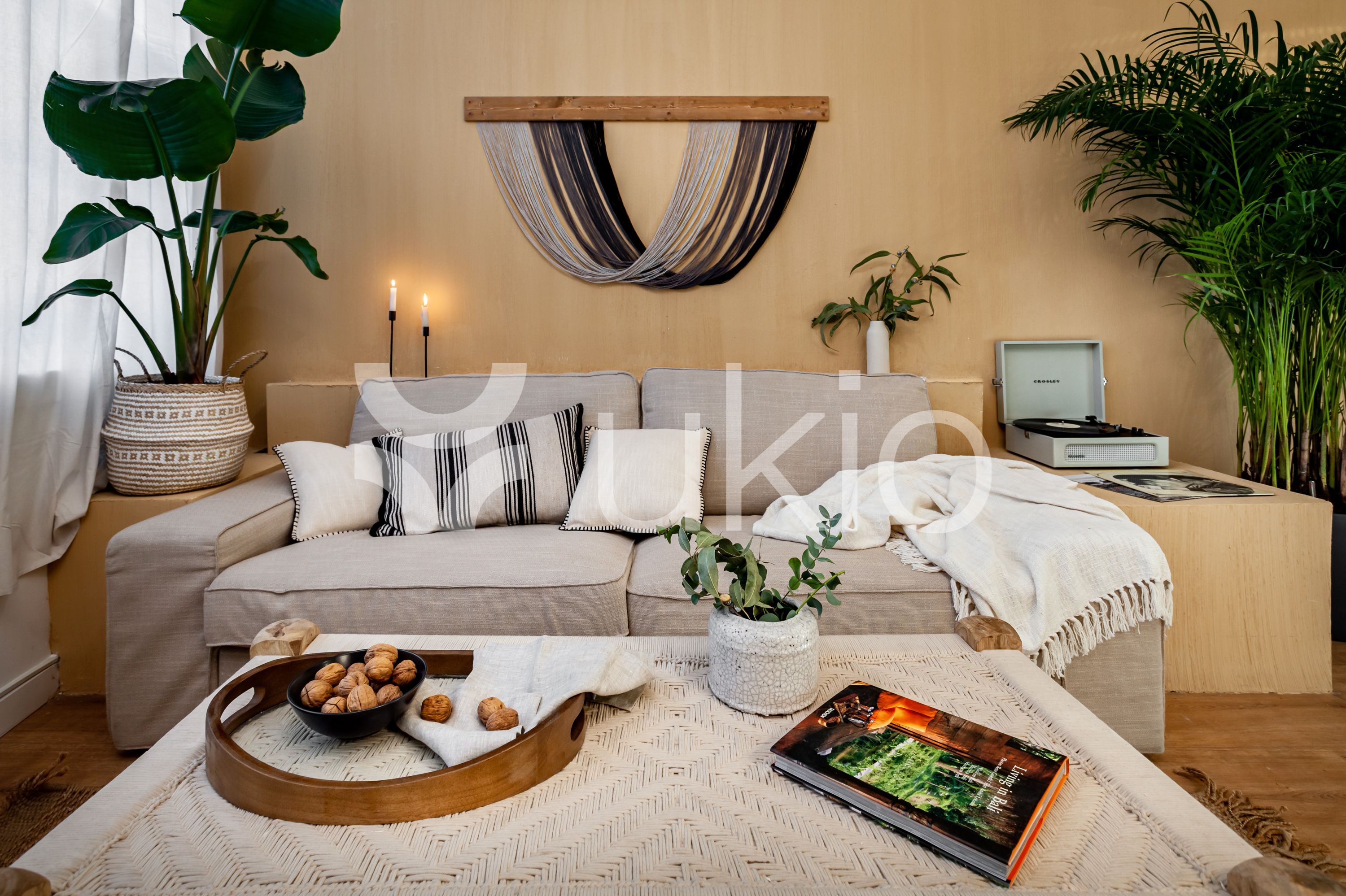 Living room of Apartment to rent in  Barcelona Capital  with Air Conditioner, Heating and Terrace