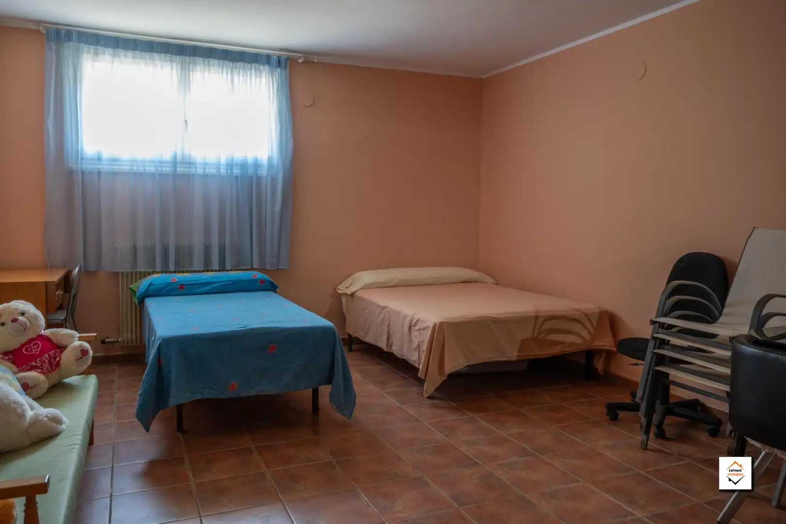 Bedroom of Houses for sale in Zaragoza  with Air Conditioner, Heating and Private garden