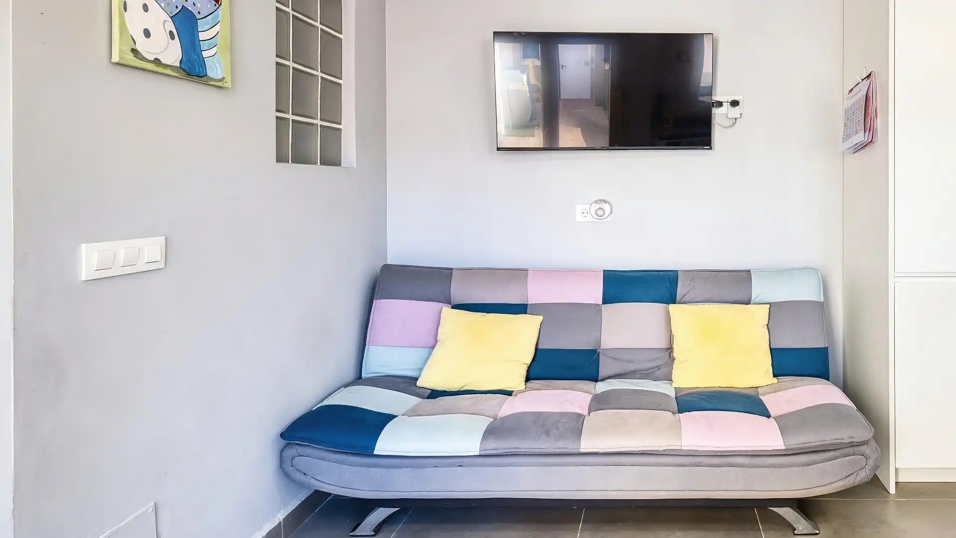 Sala de estar de Casa adosada en venta en Torre-Pacheco con Aire acondicionado, Calefacción y Jardín privado
