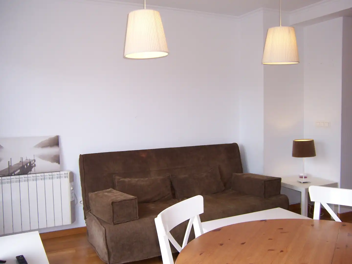 Sala de estar de Estudio en venta en Cariño con Calefacción, Parquet y Trastero