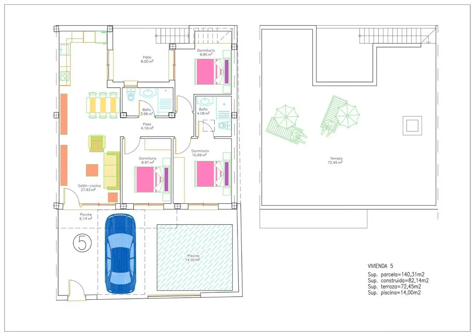 Casa con piscina in vendita a Campo de Murcia, imagen 14