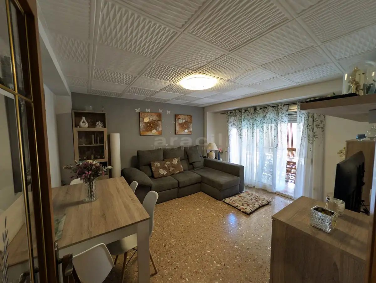 Sala de estar de Piso en venta en Alcoy / Alcoi con Amueblado