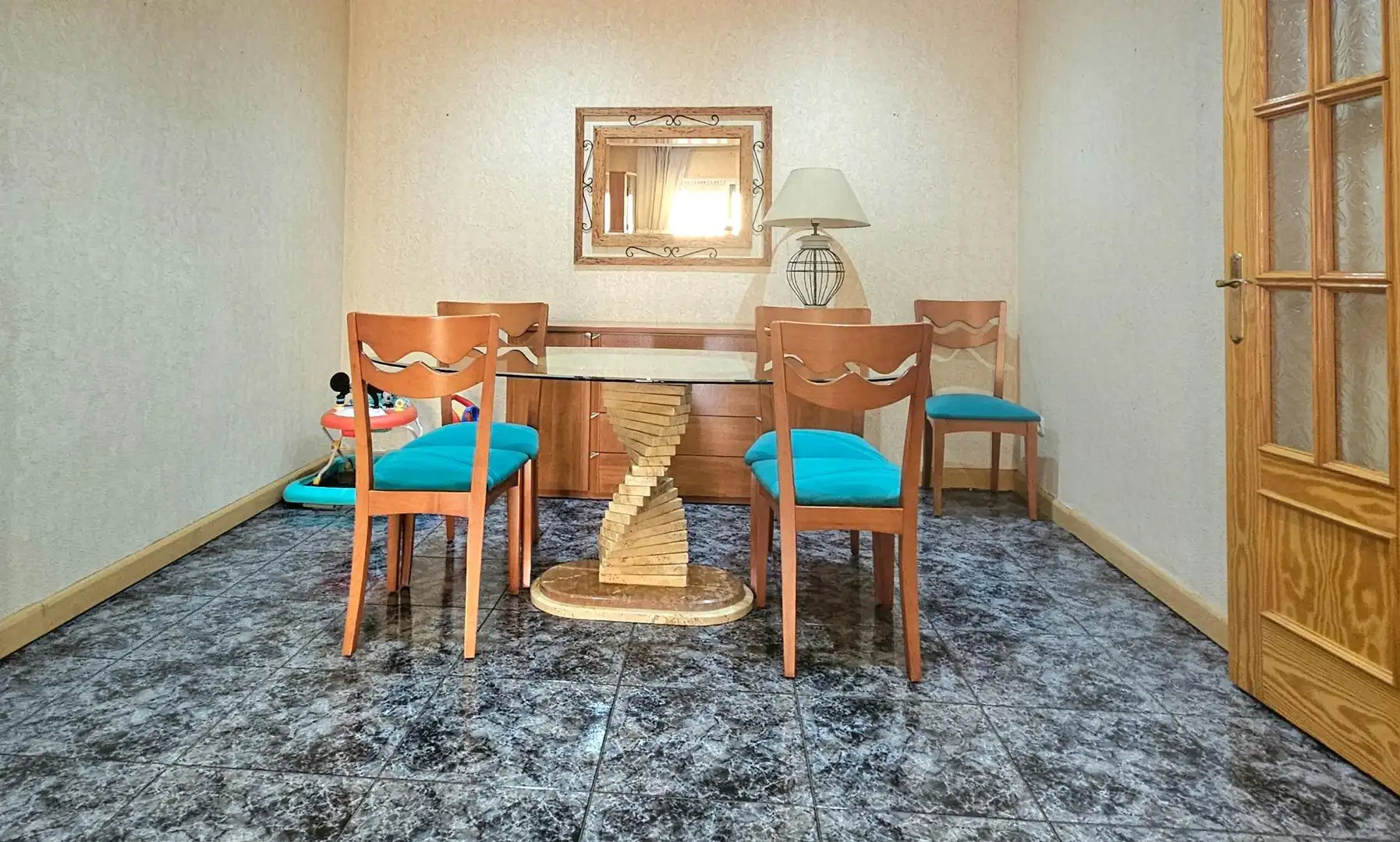 Esszimmer von Wohnung zum Verkauf in La Unión mit Klimaanlage, Heizung und Terrasse