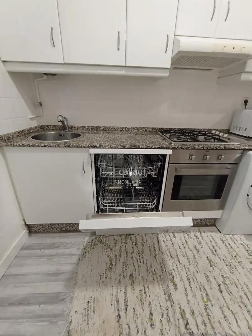 Kitchen of Apartments for rent in Ferrol  with Heating and Furnished