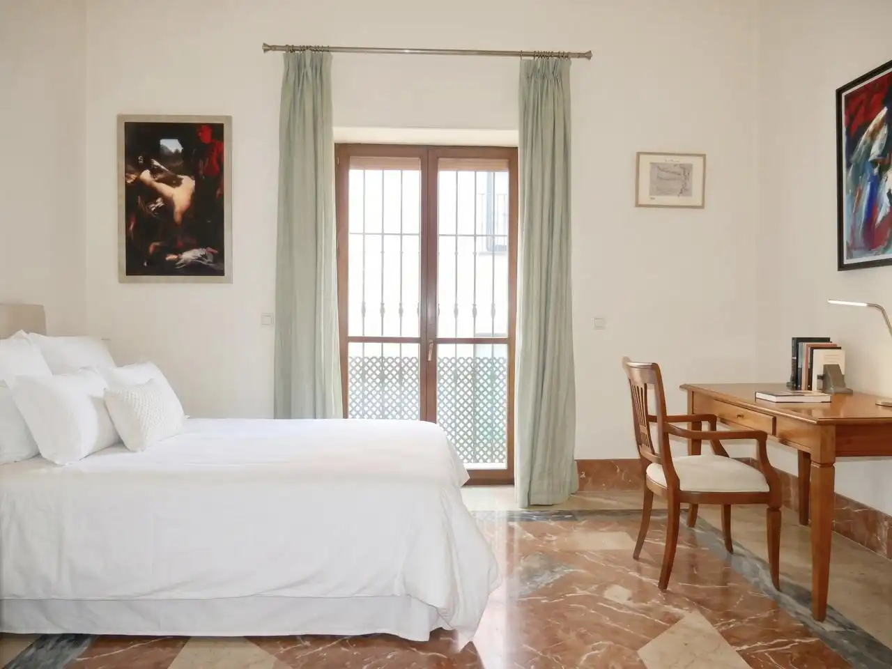 Bedroom of Flat for sale in Sevilla  with Air Conditioner, Terrace and Furnished