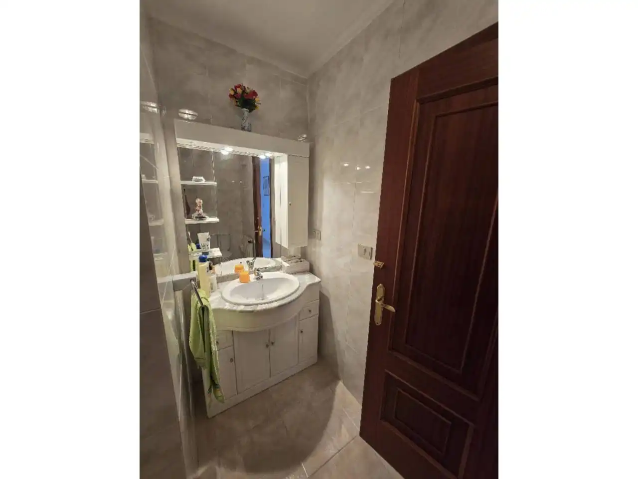 Badezimmer von Wohnung zum Verkauf in Baleira mit Heizung, Terrasse und Möbliert