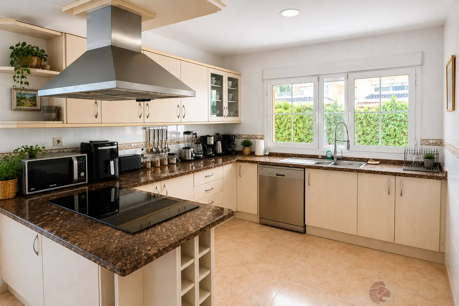 Cocina de Casa o chalet en venta en Mutxamel con Aire acondicionado, Calefacción y Terraza