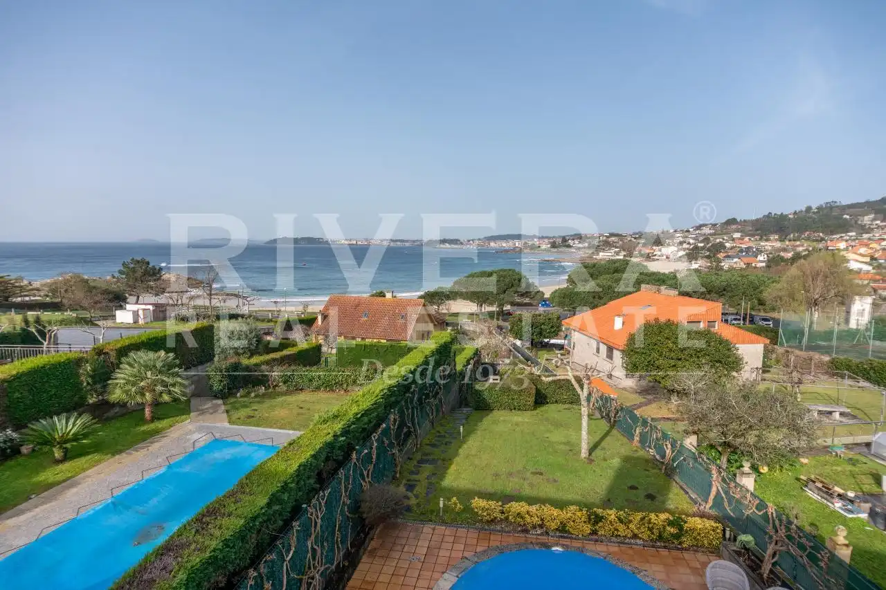 Jardín de Casa adosada en venta en Sanxenxo con Calefacción, Jardín privado y Terraza