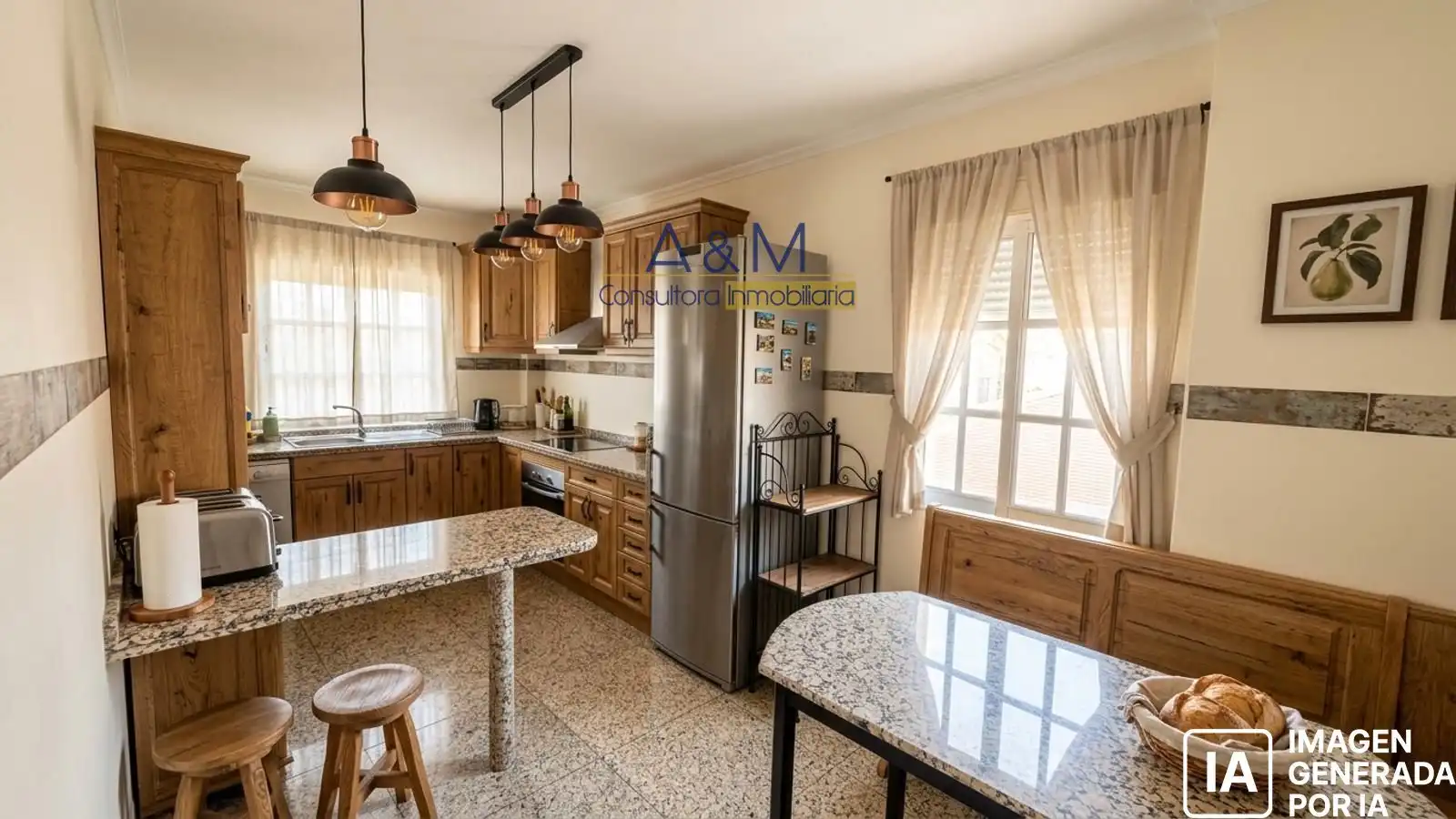 Kitchen of Houses for sale in Santovenia de Pisuerga  with Air Conditioner, Heating and Terrace